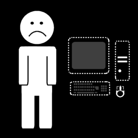computer: feeling bad